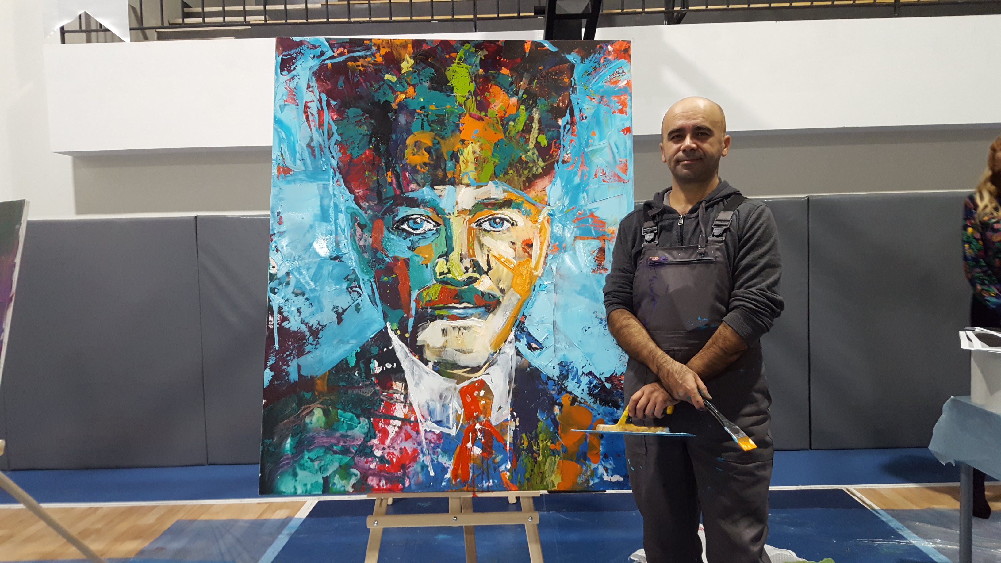 Atatürk Portreleri Tolga Ertem önderliğinde GEO Koleji’nde Renklendi