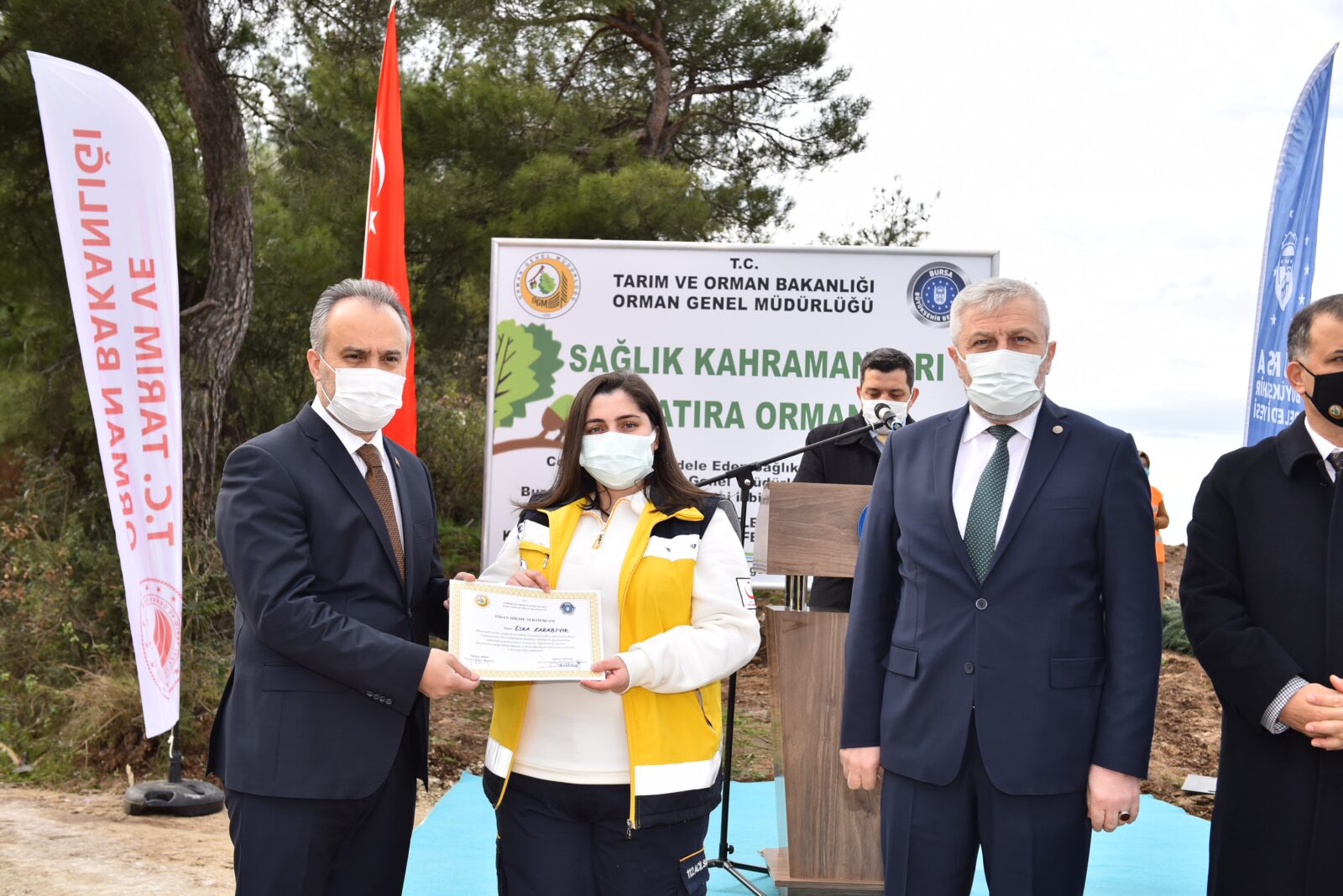 Bursa BB’den Sağlık Kahramanları Ormanı