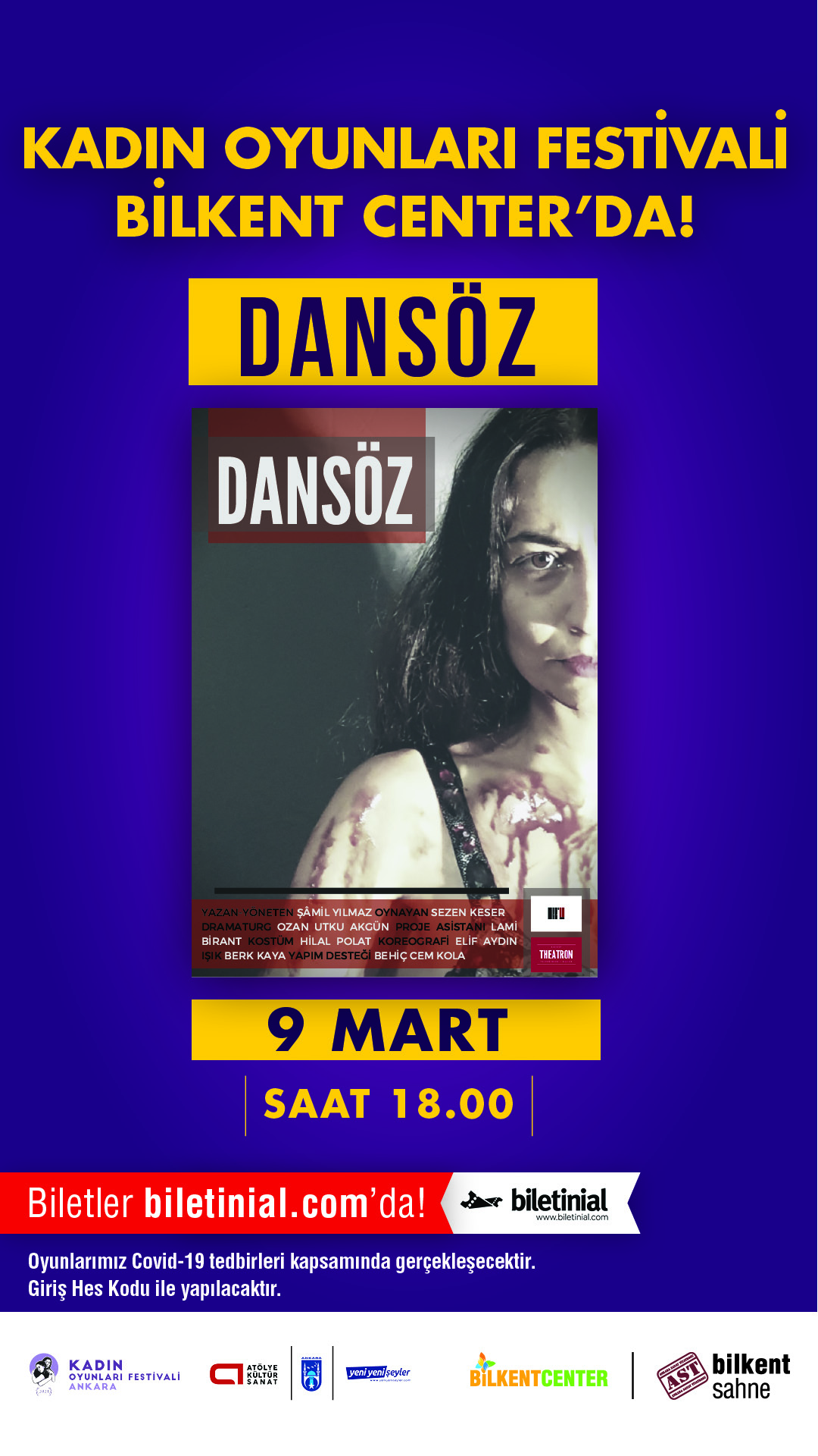 Kadın Oyunları Festivali'nde İkinci Oyun "Dansöz"