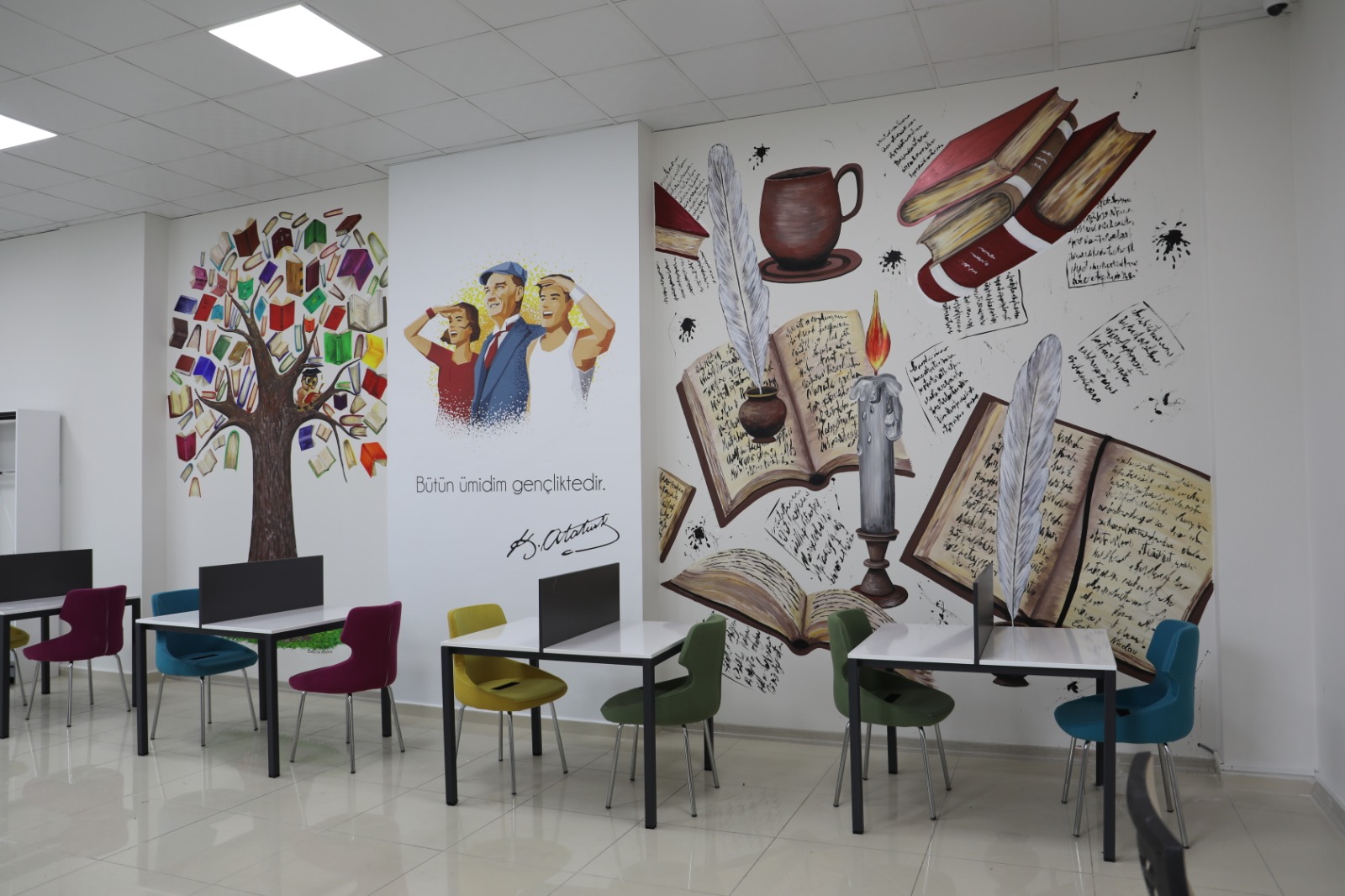 Kadın Girişimciler Merkezi fırçalarla renklendi