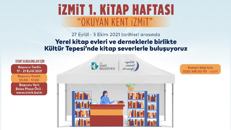 İzmit Kitap Haftası 27 Eylül’de