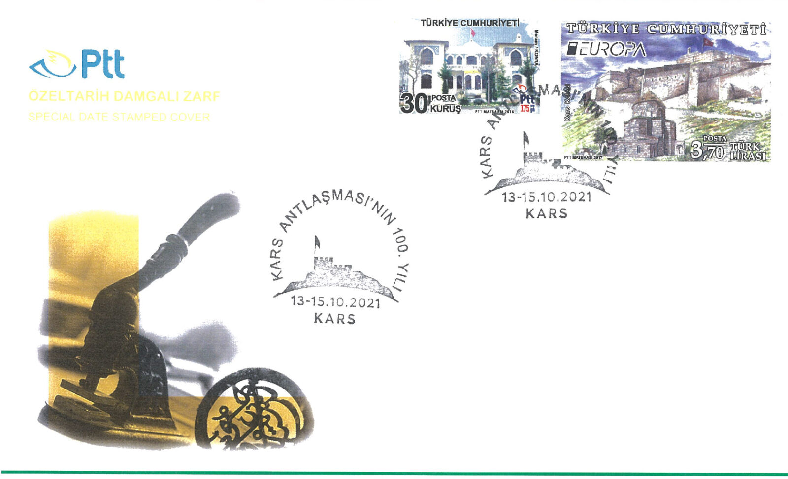 PTT’DEN “KARS ANTLAŞMASININ 100. YILI” KONULU PUL SERGİSİ