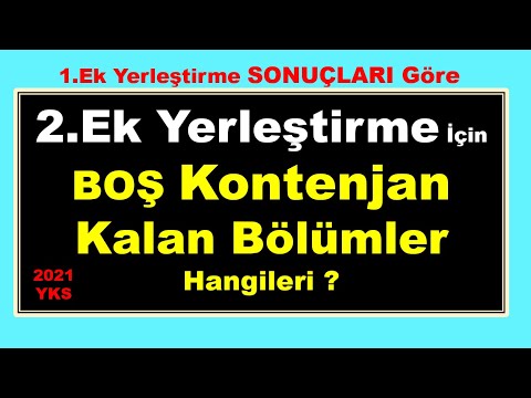 İşte ikinci ek yerleştirme